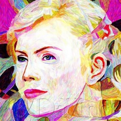 Charlize Theron Oil Painting Giclee - myDaVinci